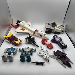 Vintage G1 Transformers Lot Action Figures Gobots – Hot Rod, Metroplex, & More