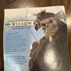 Vintage- 1988 -Tonka Willow General Kael Evil Commander Figure- 6600- NIP