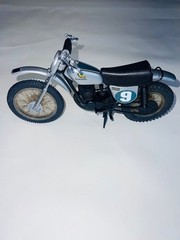 VTG 74 Mattel Big Jim HONDA ELSINORE MOTORCYCLE Wolf Pack CR250 ENDURO Dirt Bike