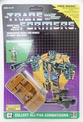 TRANSFORM G1 Reissue Carded Combaticon Bruticus Brand New Free Shipping