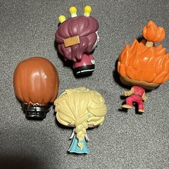Mini Figure Lot x4: Harry Potter GINNY, Funko Pop UNITY, AKUMA & ELSA Miniatures