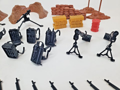 Galoob A-Team Combat Headquarters John Hanibal Action Figure w/ Raft & Weapons