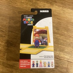 Jakks Pacific Super Mario Bros Movie Mario 1.25 in Mini Figure w/ Question Block