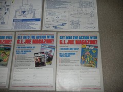 Vintage 1980s File Card Blueprints Accessories Game G.I. GI Joe Figure 3.75 ARAH