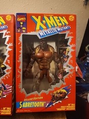 1994 Toy Biz X-Men Metallic Mutants Cyclops Wolverine Sabretooth Deluxe Edition