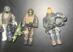 Mega Construx C.O.D lot Of 5 (custom) With Some Accessories- Guns,knives Etc…
