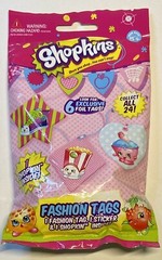 2013 Shopkins Fashion Tags Pack 1 Tag 1 Sticker 1 Shopkin Inside Factory Sealed￼