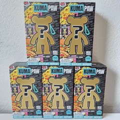 Kuma Paw Collectibles 5.5in Scale Food Edition Unopened Mystery box bundle of 5
