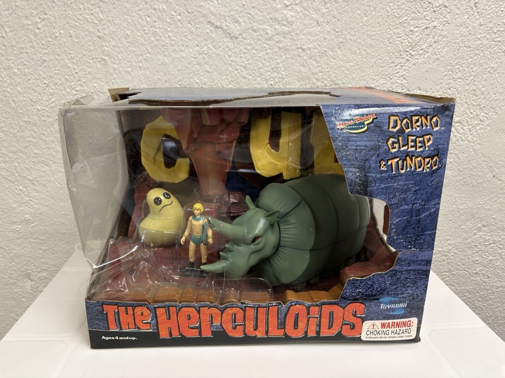 Herculiods: Dorno, Gleep & Tundro, 2003 Toynami, Boxed Complete slight damage