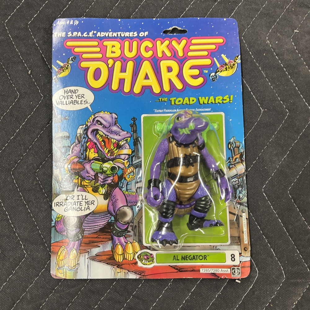 Vintage Al Negator Action Figure Space Adventures Bucky O’Hare Toad War 1990 New