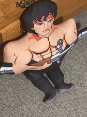 Sly Stallone RAMBO First Blood Part Two Pillow