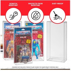 Durable Clear Case for MOTU Origins 5.5 Inch Figures-~