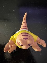 Vintage DISNEY 1991 Dinosaurs 3″ Baby Sinclair Figure Waist Twist