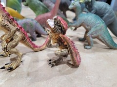 Vintage Lot Imperial Larami Hong Kong China Large Dinosaurs Toys 1985- 2000