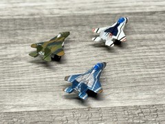 Micro Machines Military Lot X3 F-15 Eagle Fighter Jet Aircraft Airplane