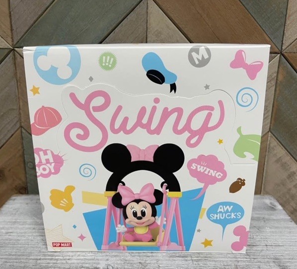 Pop Mart Disney Swing Figures / Cake Toppers – New OPEN BOX Full Case Set Of 9