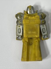 Vintage Robot Pencil Topper Eraser Hong Kong Rubber Warrior Figure