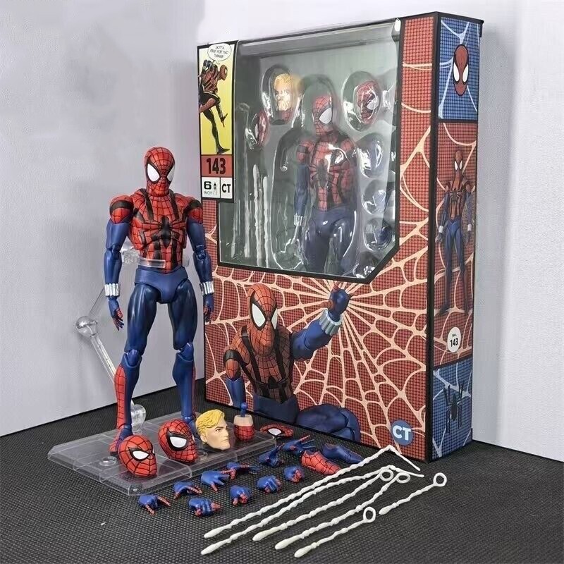 Spider-Man Ben Reilly Spiderman 6″ Action Figure CT Toys #143 New In Box