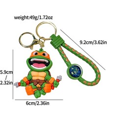 Teenage Mutant Ninja Turtles 🐢 KEY CHAIN 🔥 🔥 Leonardo