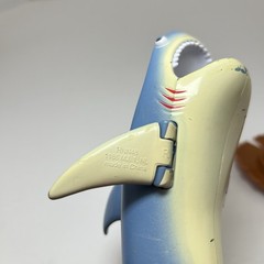 Disney Pixar Toy Story Shark Action Figure Mr. Shark With Woody And Hat Rare