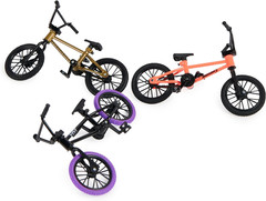 BMX Finger Bike Collectible Customizable Mini Bicycle Toy 3 Pack Ages 6+