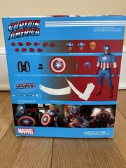 Marvel Mezco ONE:12 Captain America Silver Age 6″ Figure Opened Used