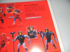 1985 MOTU Heroic & Evil Warrior Figure Display Magazine Trade Ad Poster Promo