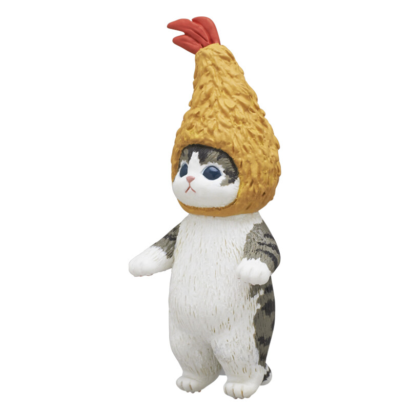 Kitan Club Gashapon Toy mofusand Ebi-Nyan Shrimp Cat Figure (Multiple Options)