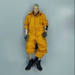 1:12 Scale Overalls Uniform Clothes for 6″ Male Action Figure Body Toys