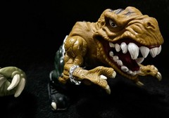 1996 T-BONE • BULLZEYE • STEGZ • SPIKE • VINTAGE EXTREME DINOSAURS MATTEL