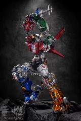 Reborn Reborn-01 Reborn01 Beastmaster Voltron GoLion Action Figure LED Model Toy