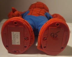 Hasbro Marvel Itsy Bitsy Spider-Man 2006 15″ Singing Plush Toy Works
