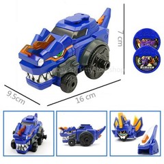 Dino Core 8 Figures Set Ultra D-Saber Mammoth Cerato Tri PLESIO Dimetrodon Robot
