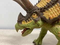 2017 Primal Clash Dino Commander Triceratops Figure Lanard with saddle Dinosaur