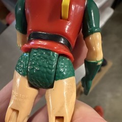 Robin Batman Vintage 1989 Action Figure Red Green Yellow Comic Book Heroes Toy