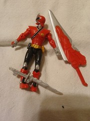 Power Rangers Samurai action figures 2011 with weapons Very Nice
