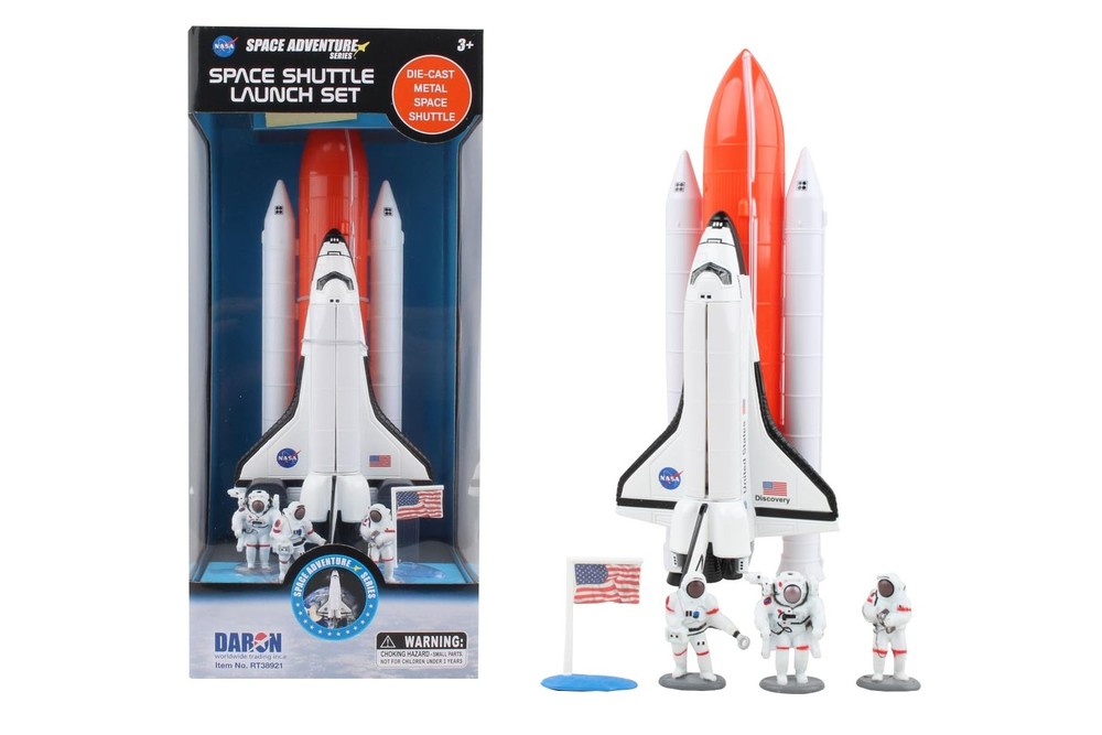 Space Adventure 5-piece Space Shuttle Launch Set Die-cast Metal Fun Toys and …