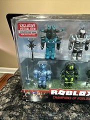 Roblox Champions of Roblox 15th Anniversary Edition Set. 6 Figures With Codes