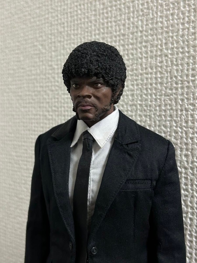1/6 Pulp Fiction Jules Winnfield Custom Action Figure One of a Kind Masterpiece