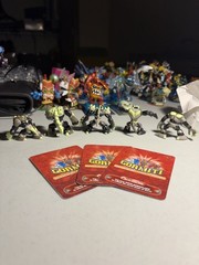 GORMITI Atomic Series Earth Tribe and Air Tribe W/ Rare & Regular Atomic Noctis