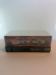 Cars Disney Store LOT OF 2 LIGHT UP 4 PACK WORLD GRAND PRIX RACERS HTF