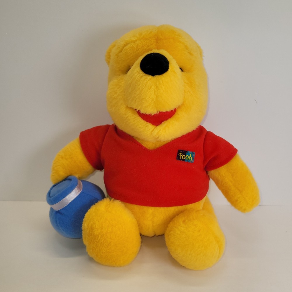 VINTAGE Mattel 1994 Winnie the Pooh Honey Pot Stuffed Animal Plush
