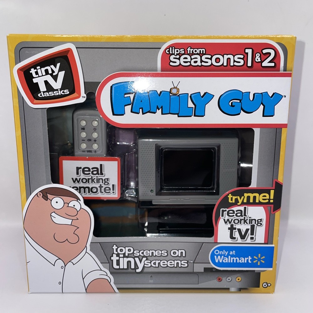 Tiny TV Classics: FAMILY GUY Edition Collectible – Brand New