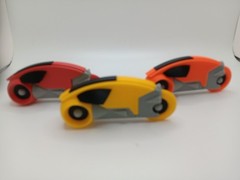 Retro Lightcycle mini lot x3 for Vintage Tron action figures and light cycle