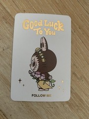 Pop Mart Labubu – Good Luck To You – Phone Charm -Follow Me