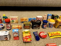 HUGE LOT OF 60+ ZURU MINI BRANDS FOOD, SNACKS, DRINKS & COLLECTOR’S CASE (AS IS)