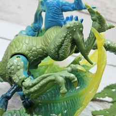 Mega Bloks Plasma Dragons Fangrene Acid Dragon 2007 6″ Adjustable Figure