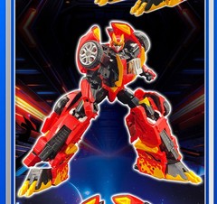 Metal Cardbot S Season2 REDBLITZ Transformer Robot Muscle Car 2024 + Express