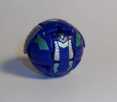 Bakugan New Vestroia Aquos Midnight Percival 1.25″ 580G Blue with card
