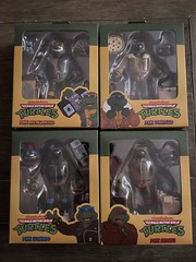 4 Set Lot 2026 NECA TMNT Punk Disguise Teenage Mutant Ninja Turtles Nickelodeon
